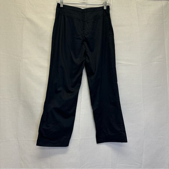 Vintage Casual Corner Women’s Navy Blue Wide Leg Ankle-Length Pants, Size 2 - Picture 2 of 9